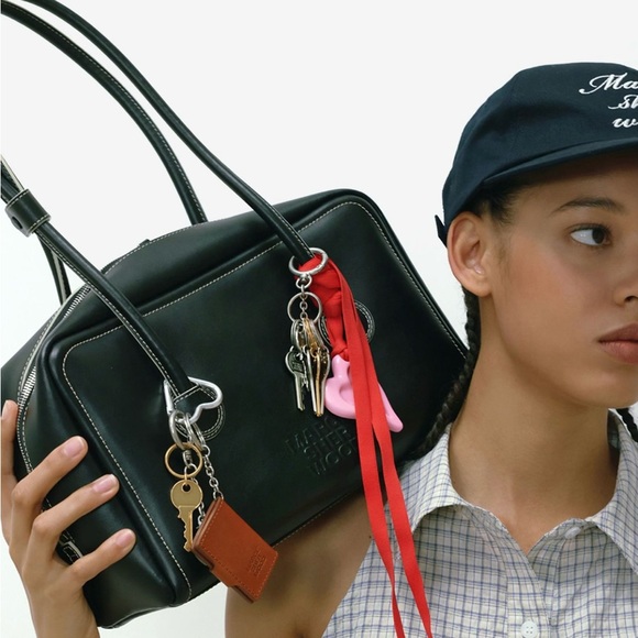 MARGE SHERWOOD SOFT BOSTON BAG IN BLACK - Picture 12 of 13